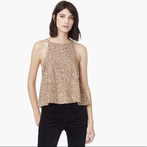 Mango sequined halter top, never worn
